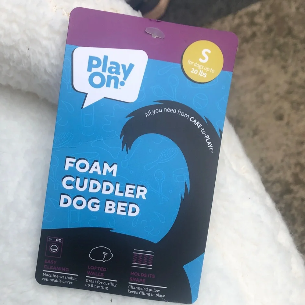 Foam Cuddler Dog Bed Small (dogs up to 20 lbs)